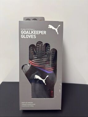 Puma FUTURE Pro SGC Hybrid Goalkeeper Gloves Black Red Purple 042066 01 Size 10